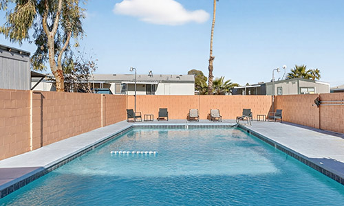 The pool at Candlewood village, Las Vegas